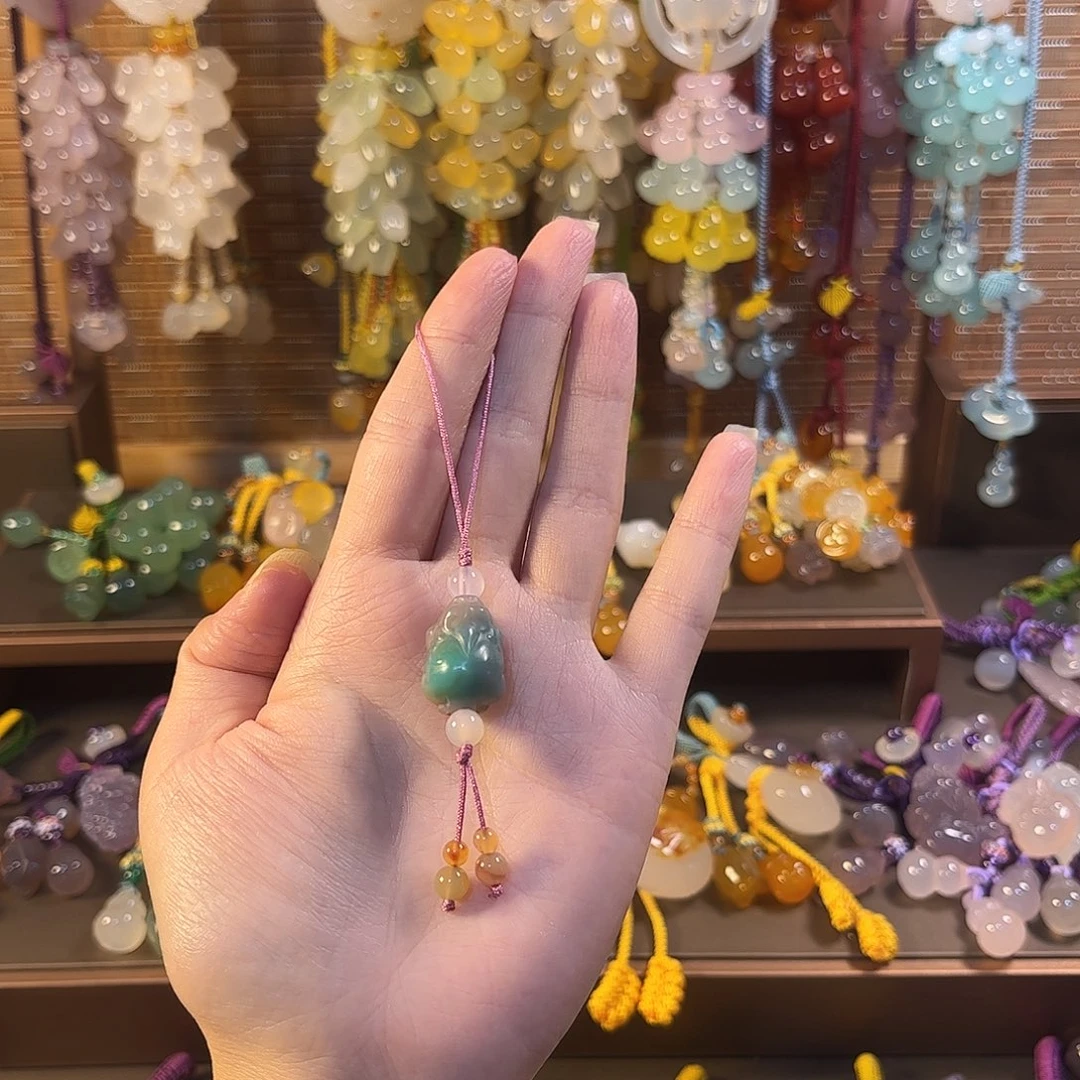 6***6玛瑙/玉髓未镶嵌车挂福利款手机链