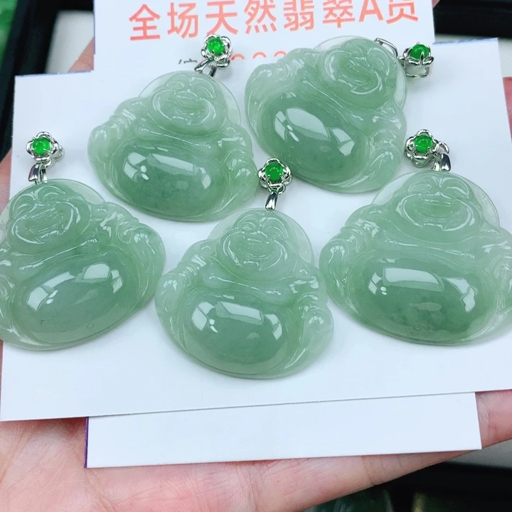 翡翠未镶嵌颈饰多样性发其1