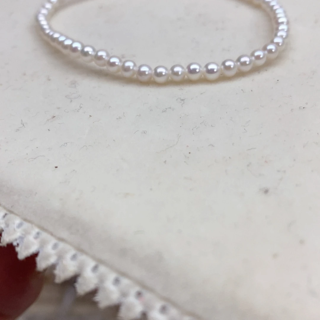 淡水珍珠手链银S925镶嵌T****?