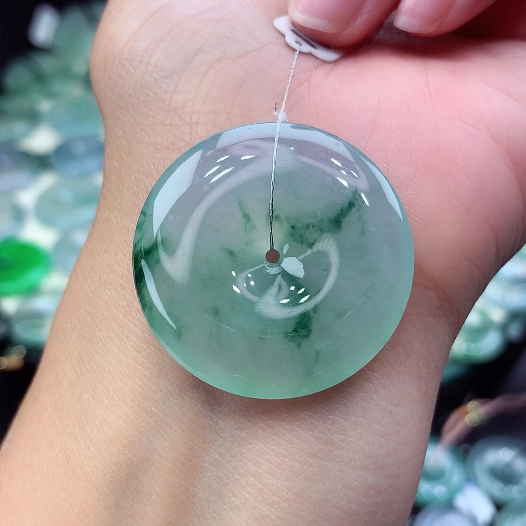 颈饰未镶嵌翡翠编号30尺寸33.6-6.2