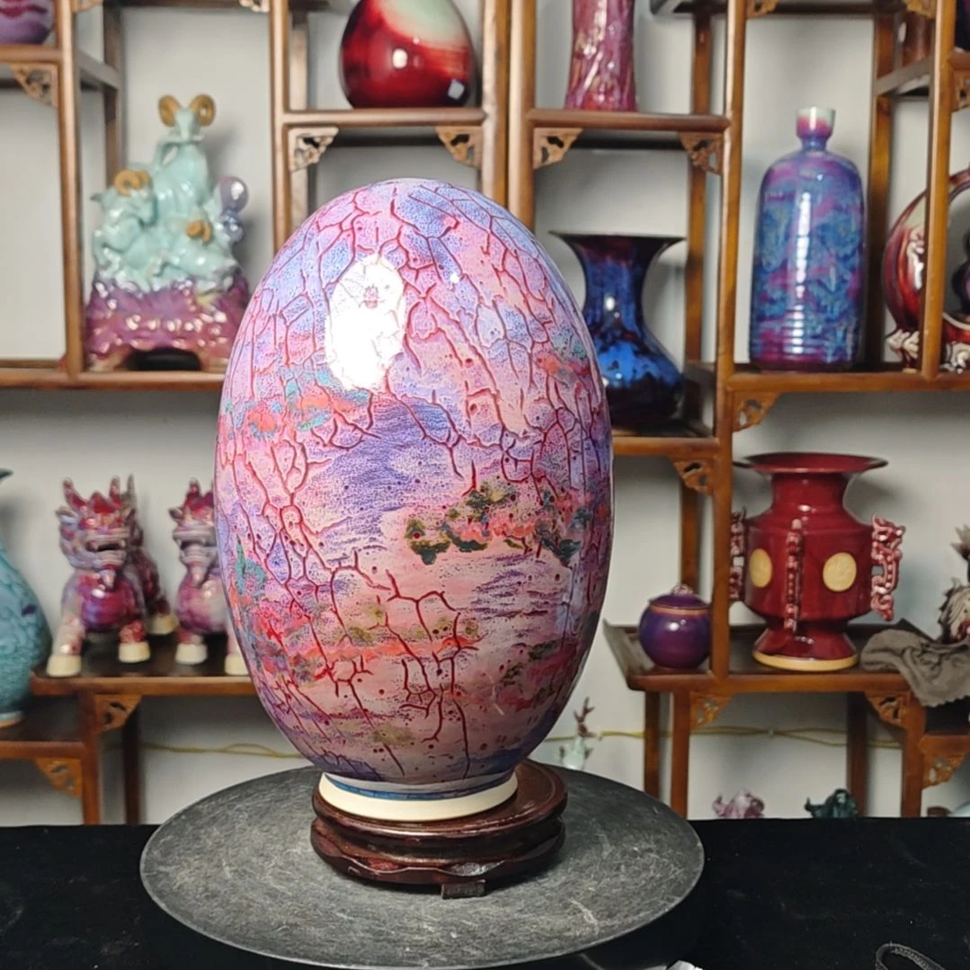 摆件钧瓷摆件神后镇钧瓷摆件