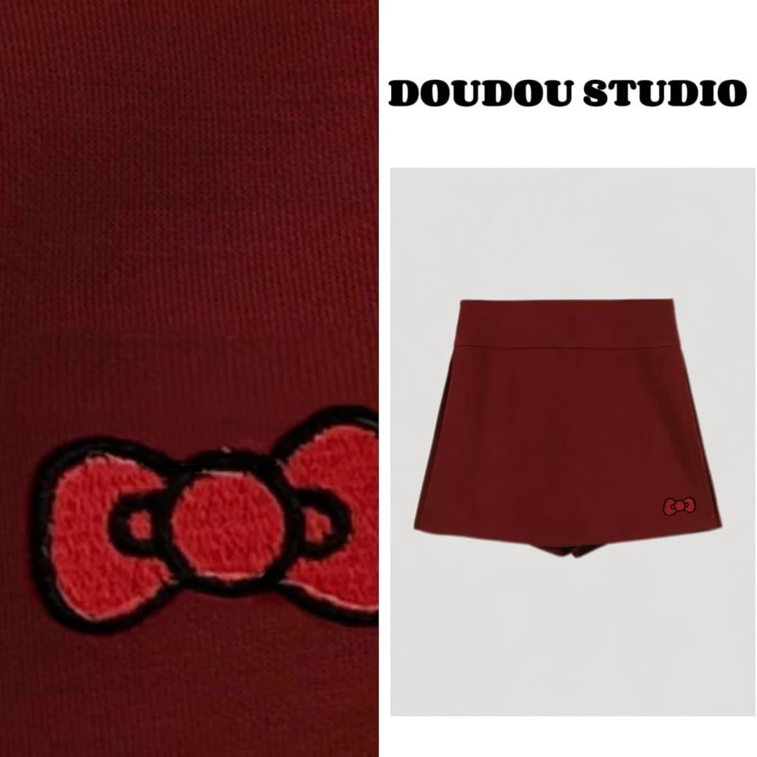 【兜兜】蝴蝶结 夏季新款分片式裤裙半身短裙 210355/210361