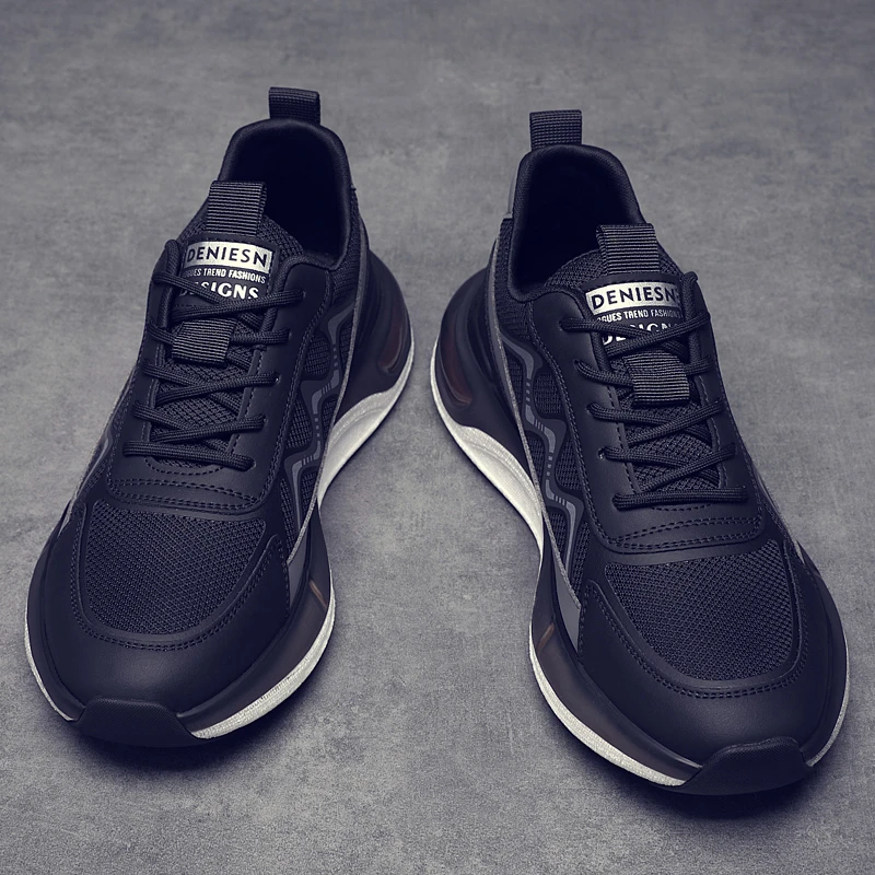 Louis Fordea/路易弗狄轻奢男鞋夏季休闲鞋透气飞织网面鞋百飞织