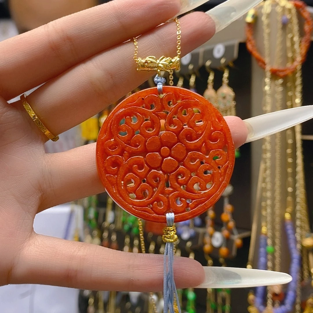 翡翠合金耳饰翡翠