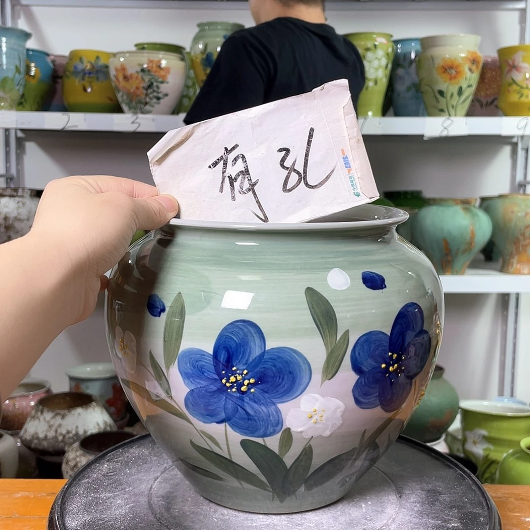 景德镇陶瓷花盆花器暇256