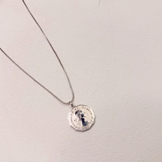 铜合金项链 【六六中古】孤品复古项链te9382链长41