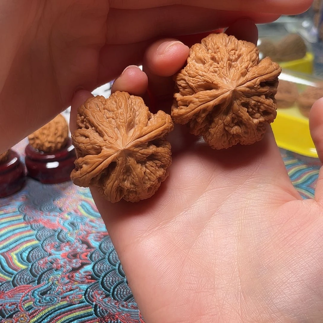 文玩核桃把件醉*粗筋45全