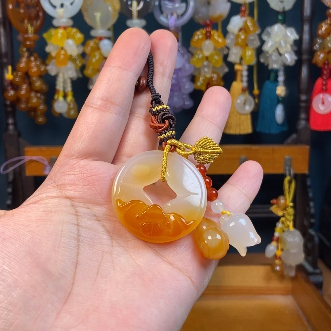 如意平安扣钥匙扣