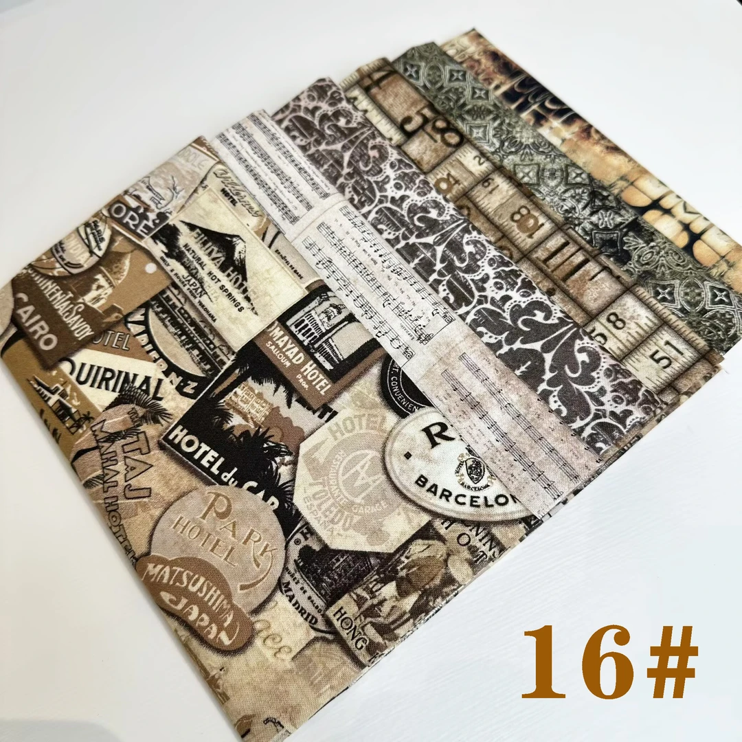 进口平纹印花 布组16#