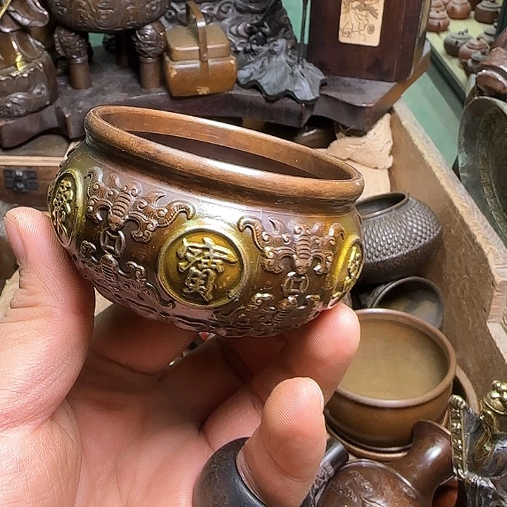 铜器办公室茶室摆件