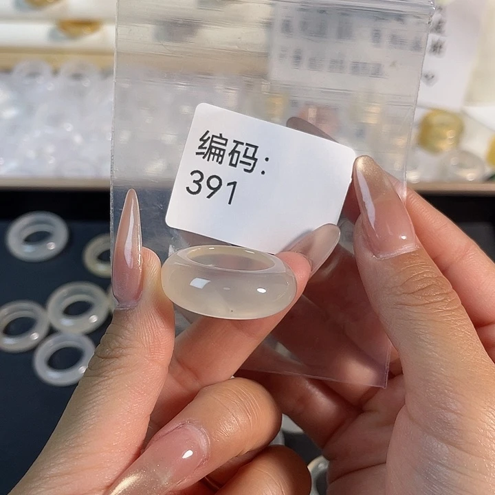 玛瑙/玉髓未镶嵌戒指391港18