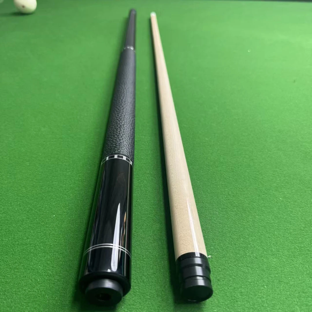 两段式真皮握把大头台球杆