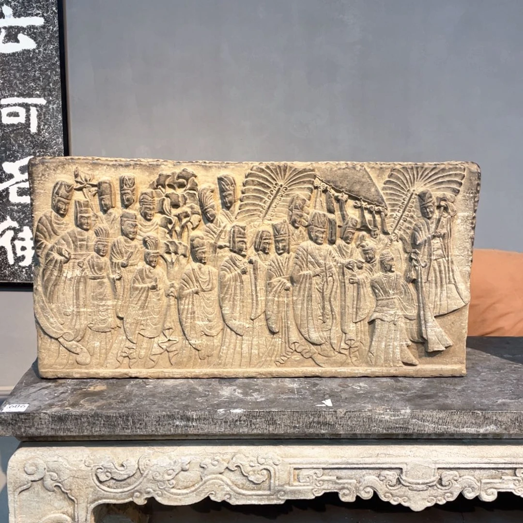 石材阿*黑青石材质石版画全品完整包邮