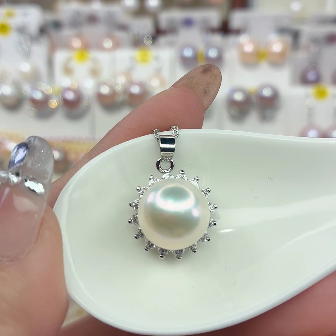 颈饰淡水珍珠合金