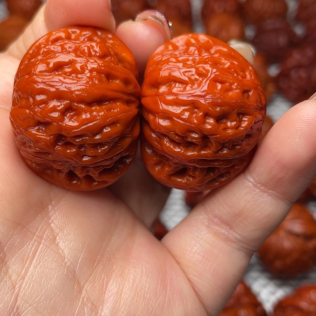 桃核吊坠文玩核桃 手把件 铁锤妹妹 35