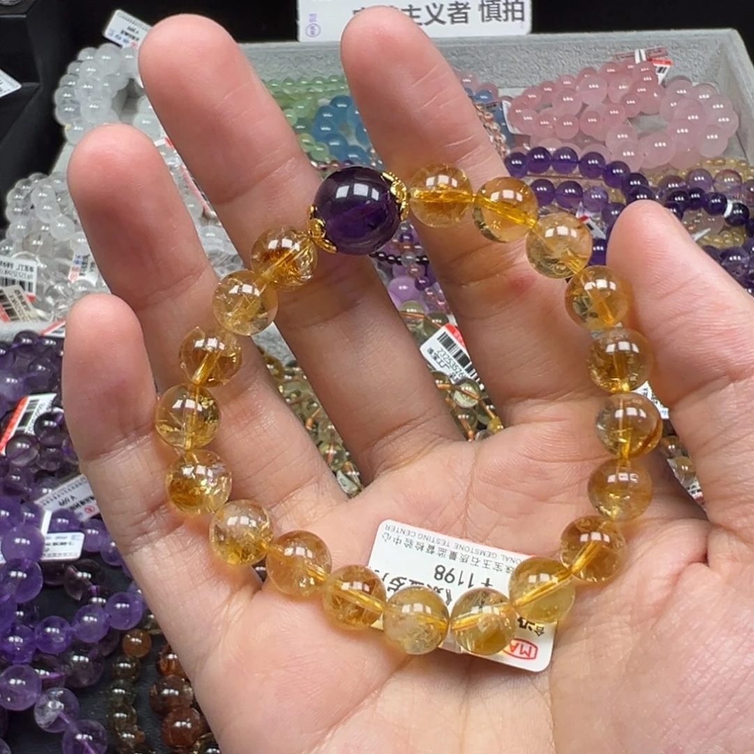 水晶未镶嵌手链紫金岁月103