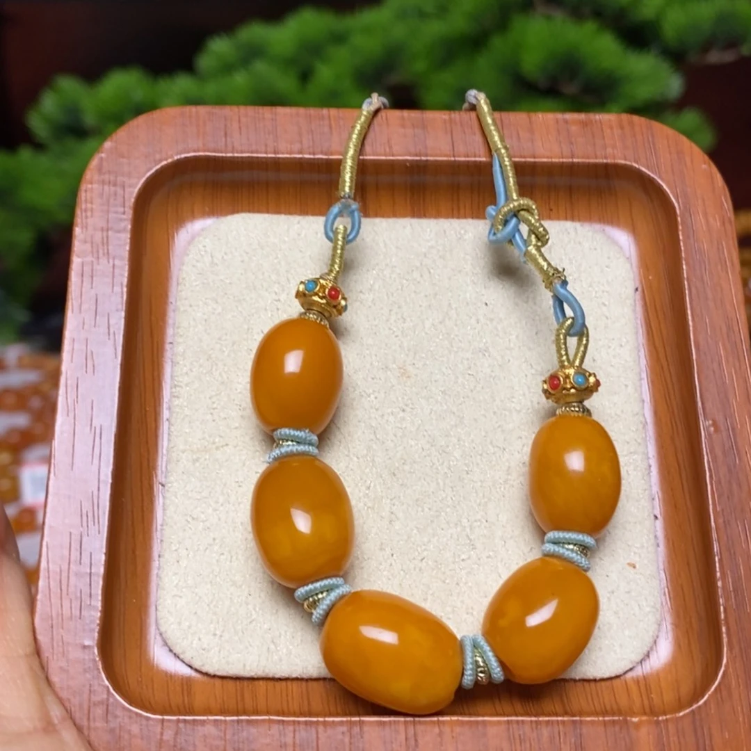 【闪购商品】蜜蜡颈饰未镶嵌项链