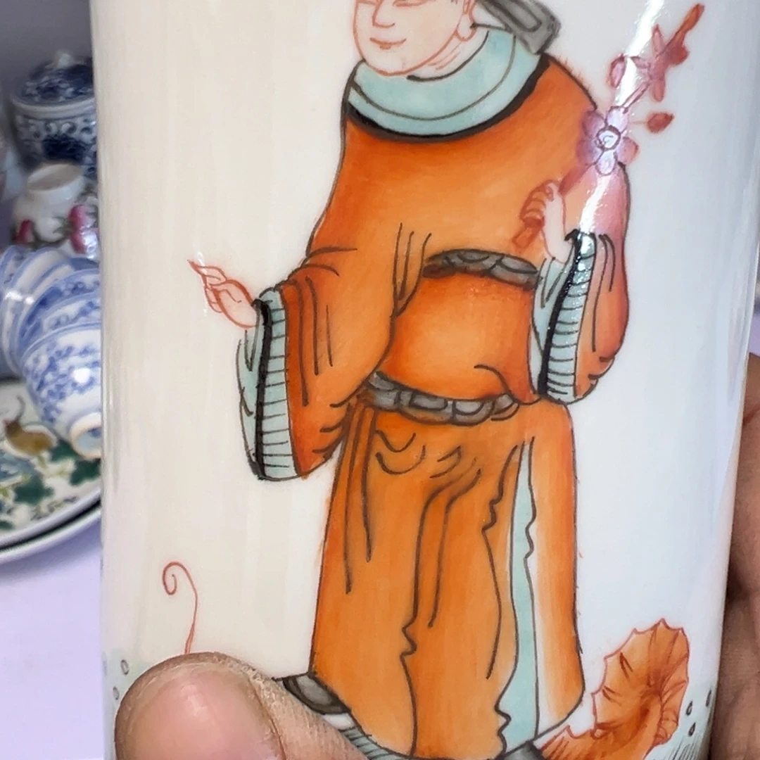 亮***球瓷片瓷器摆件清货