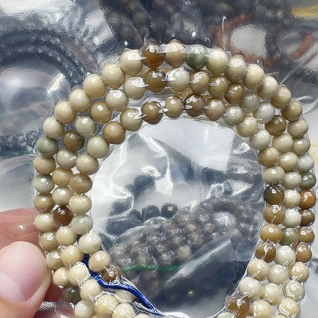 猫****手串星月菩提48龙脊菩提7圆108多宝