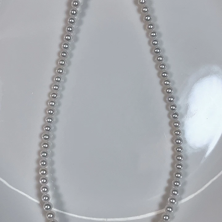 淡水珍珠银S925镶嵌颈饰
