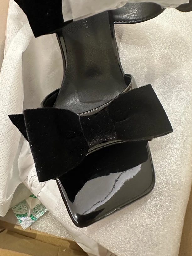 缪斯斩男杀手手工鞋蝴蝶结高跟鞋6.5CM