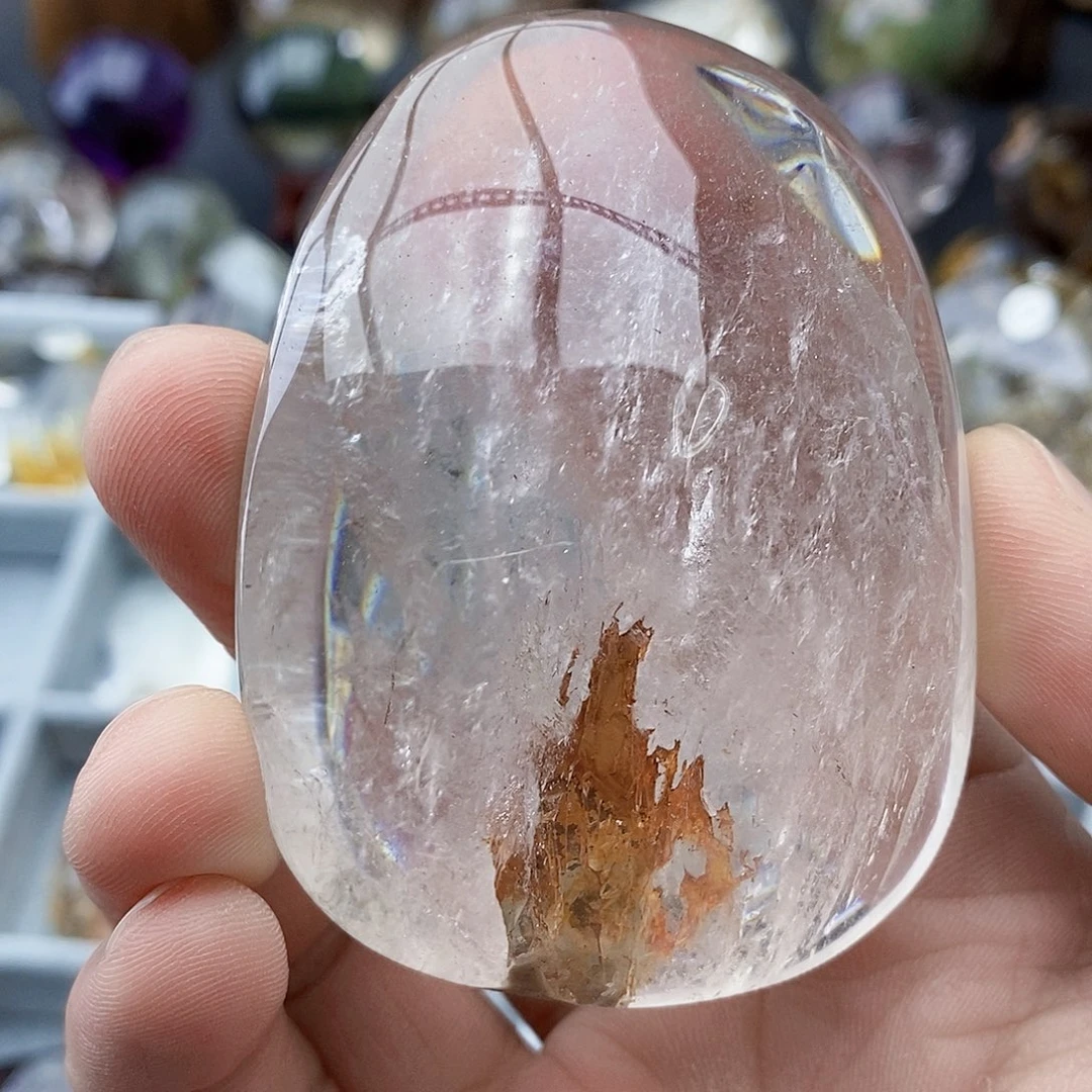 水晶天然水晶透亮光泽未镶嵌