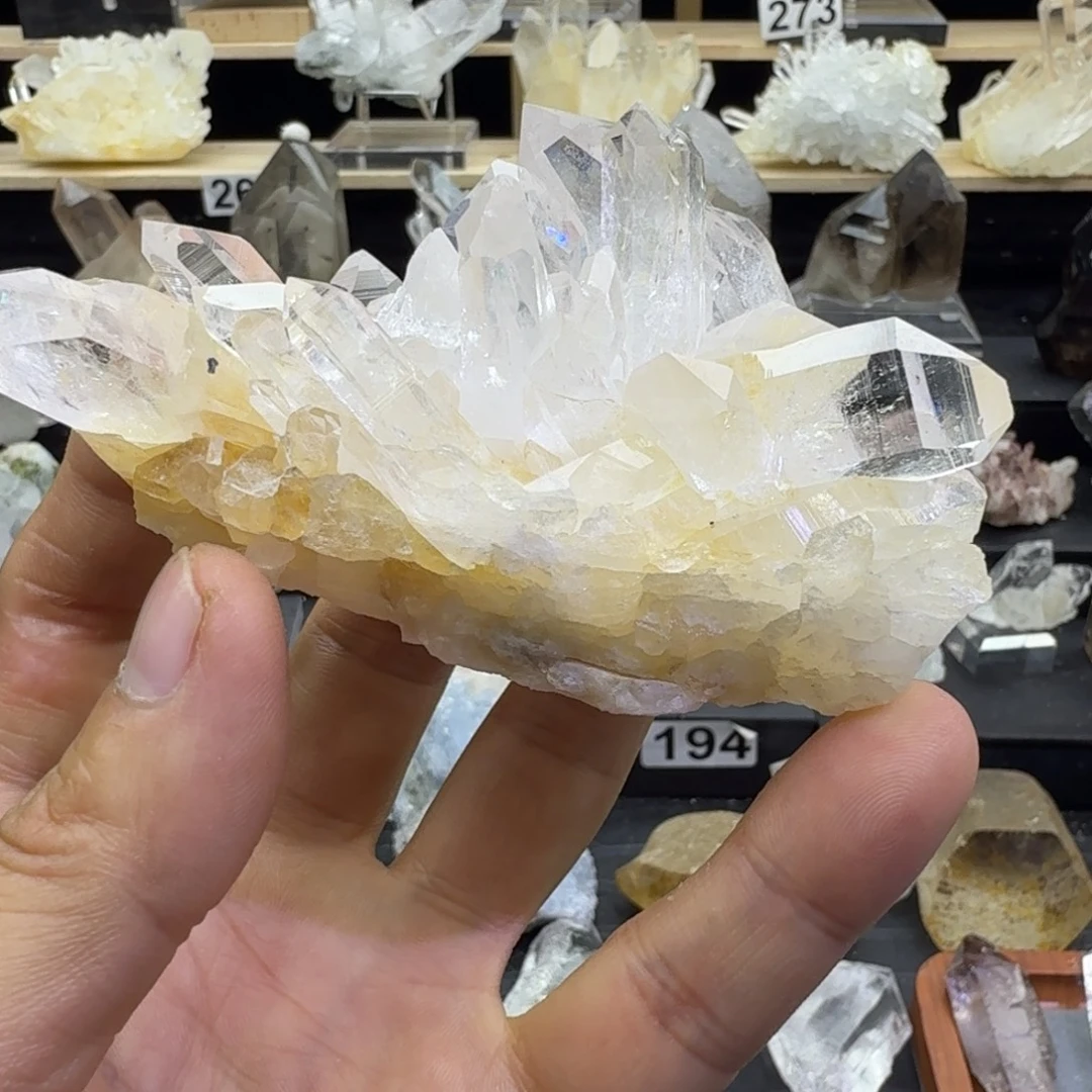 石材哥伦比亚白水晶