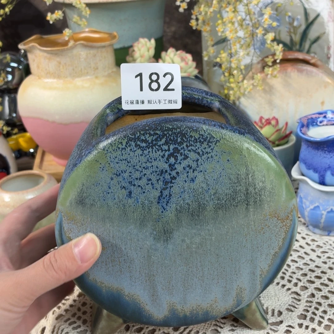 瑕疵景德镇陶瓷花盆艺术