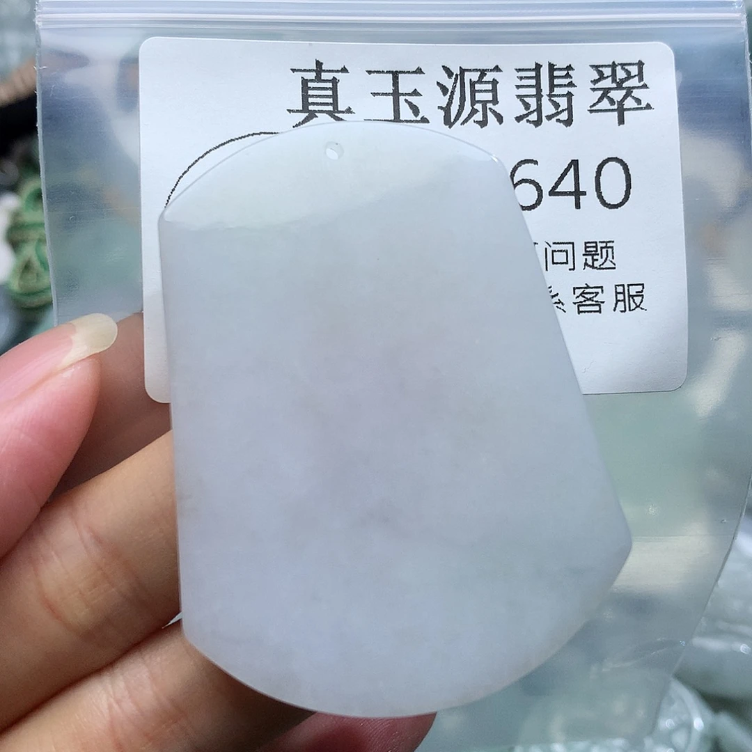 翡翠未镶嵌颈饰640
