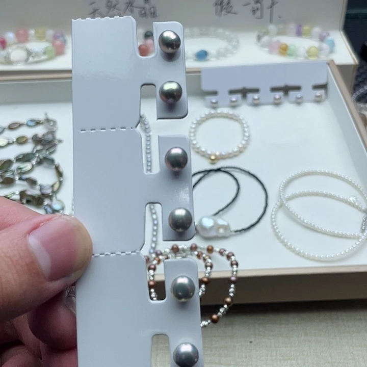 水晶手链未镶嵌珍珠耳饰