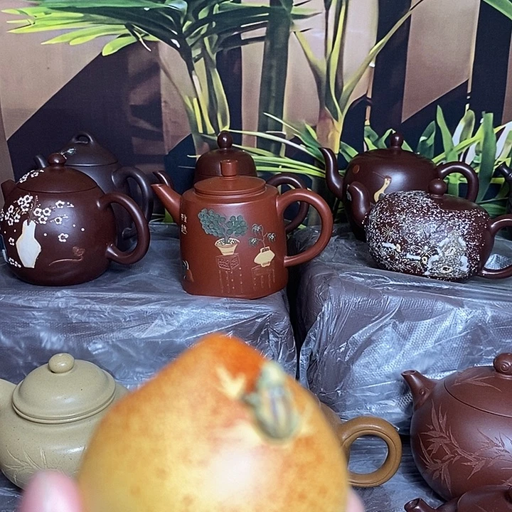 茶壶紫砂桃子34445667778
