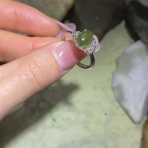 银S925镶嵌和田玉把件112