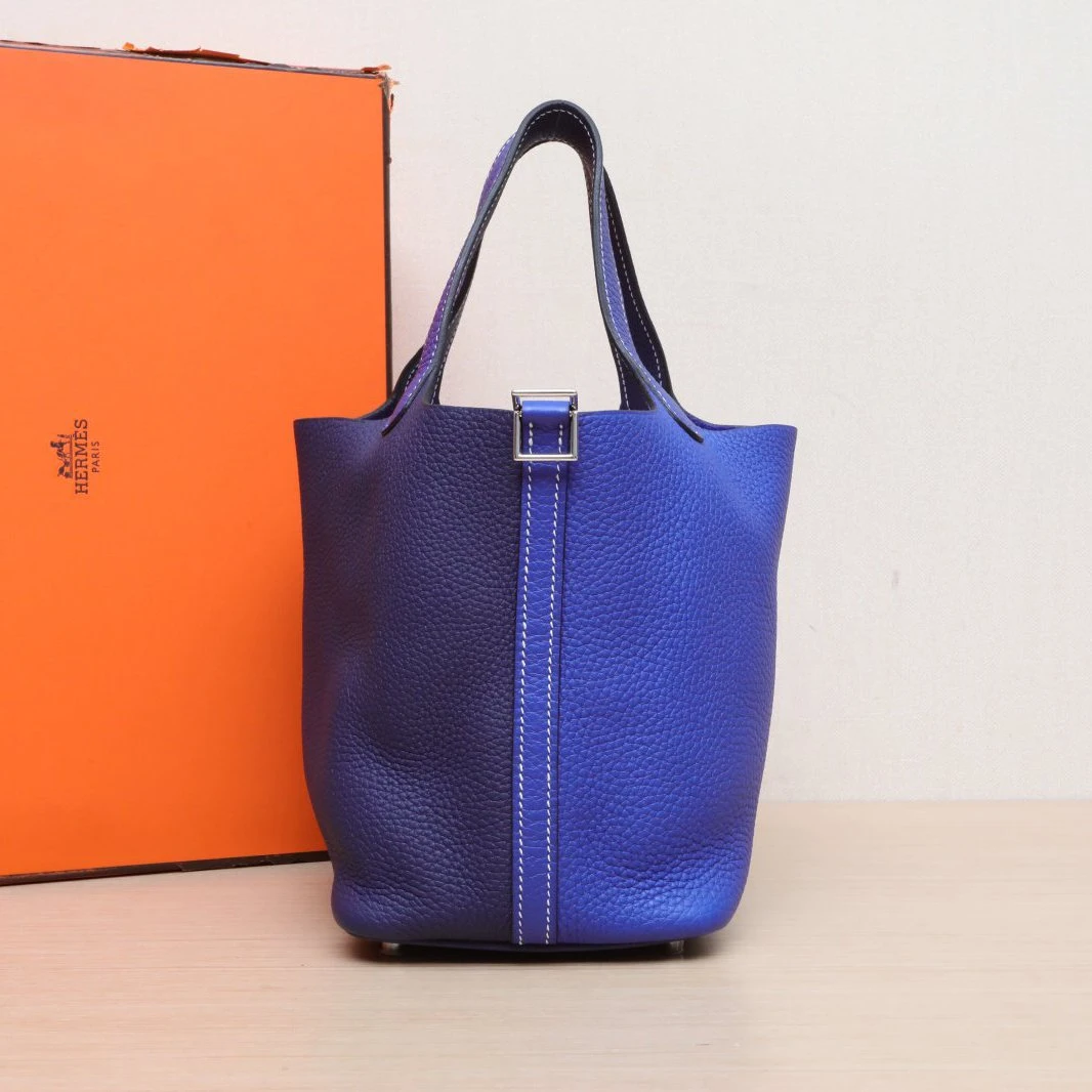 99新 Hermes/爱马仕 【娇】18 菜篮子 手提包Z刻 P225582748
