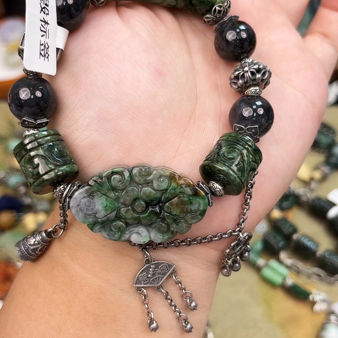 未镶嵌手链翡翠爱***释