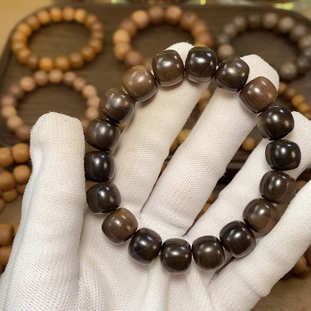 檀香木正区印度迈索尔老山檀香 真阴沉11/12mm横纹老料