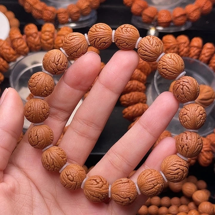 手串桃核精品绣球手串1.3