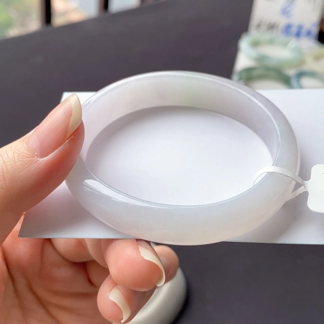 翡翠未镶嵌手镯白月光贵妃56