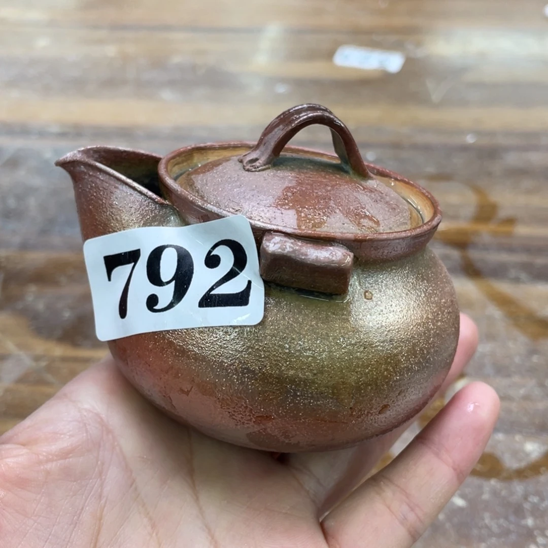 陶纯手工柴烧茶壶茶具瑕瑕