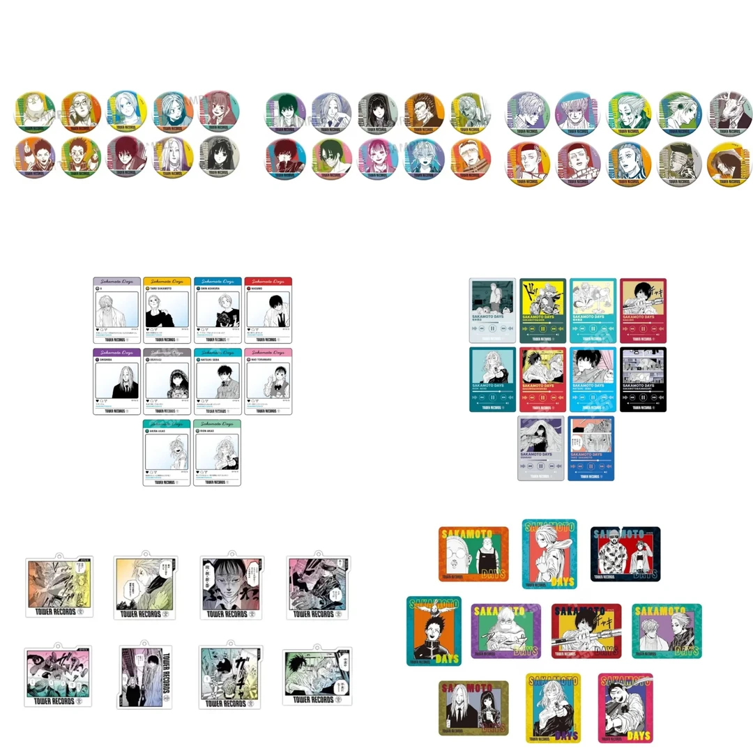 【柯可拆谷】坂本日常塔店圆吧 方吧 ins透卡 音乐卡盲袋（默认代拆）