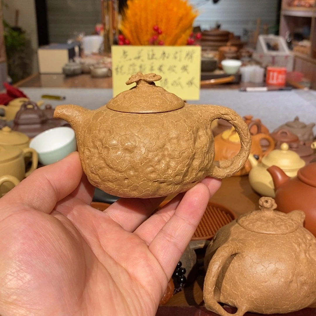 紫砂茶壶段泥精工半手供春壶200cc