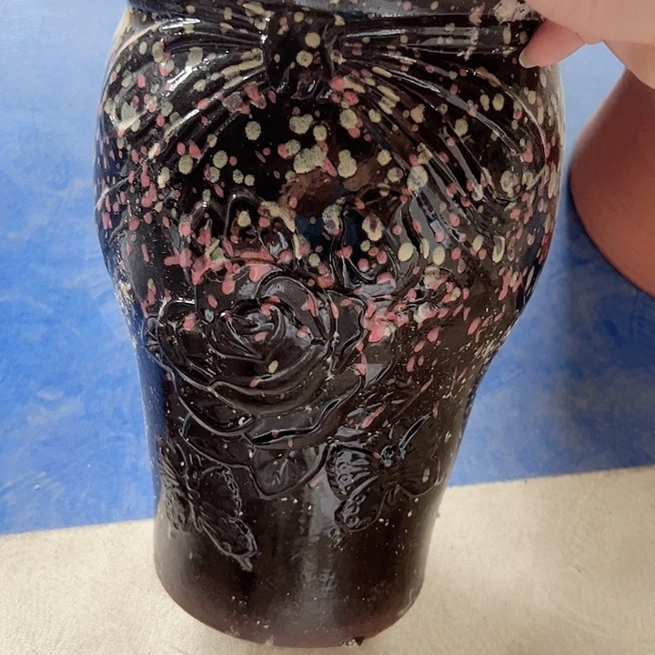 紫砂花盆高30口19