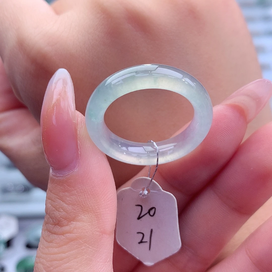 翡翠未镶嵌戒指天然