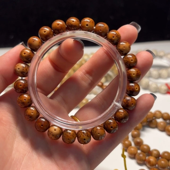 手串星月菩提10*9大眼睛留白苹果圆单圈