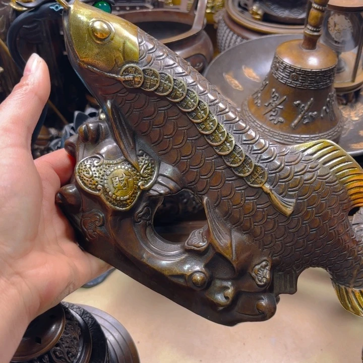 铜器摆件收收藏藏