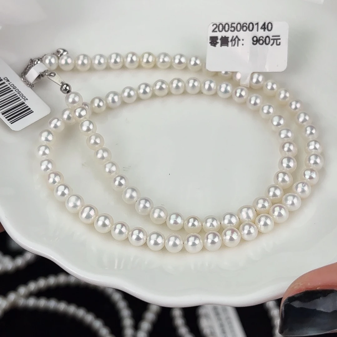 未镶嵌淡水珍珠项链项链