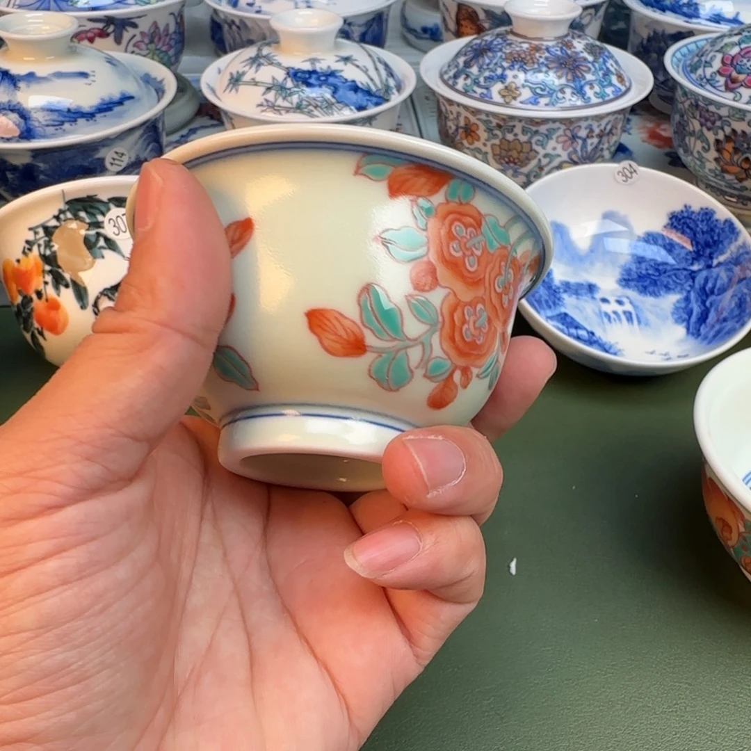 陶纯手工纯手绘茶具316