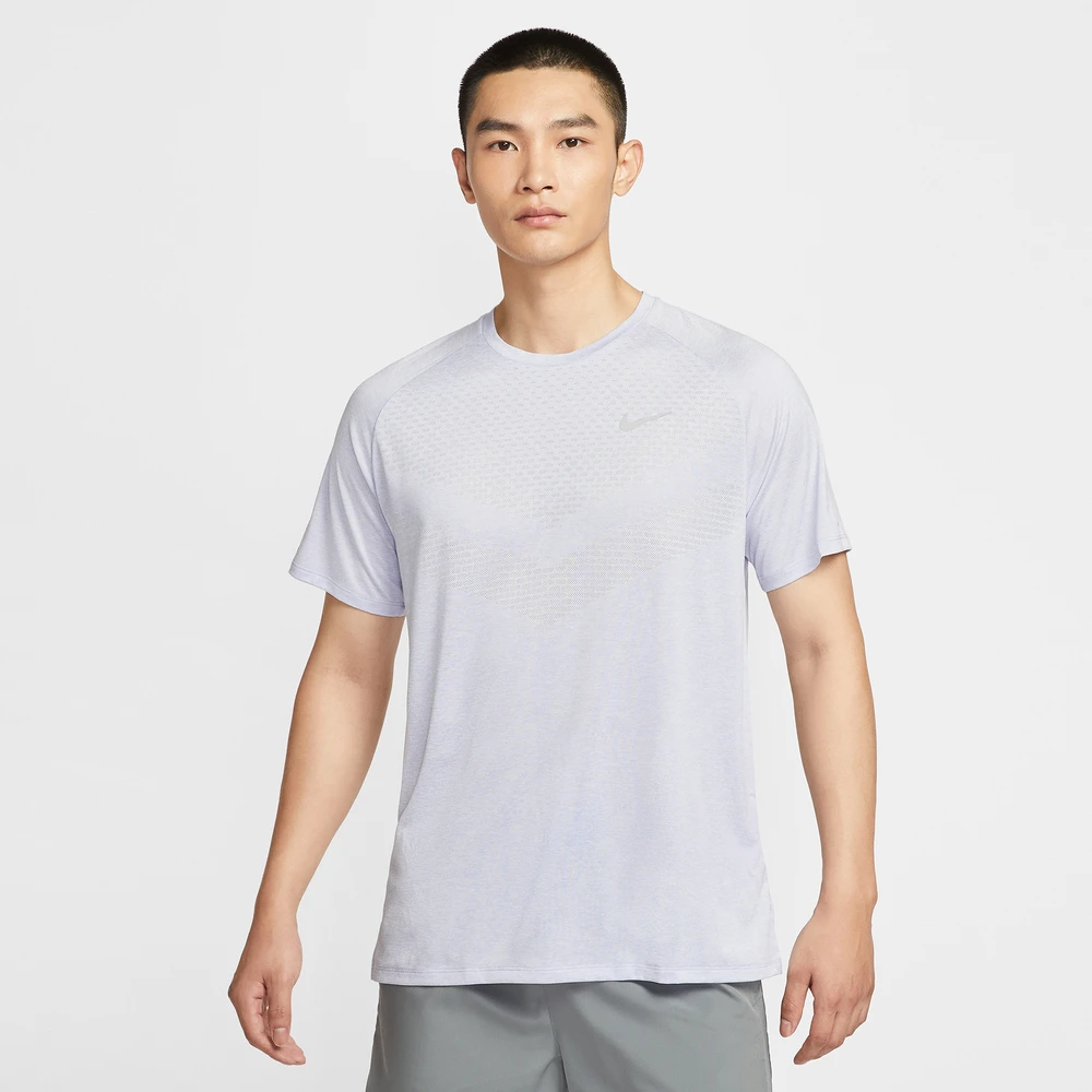 【滔搏联动】NIKE耐克男子跑步透气针织无领短袖T恤HV5204-057