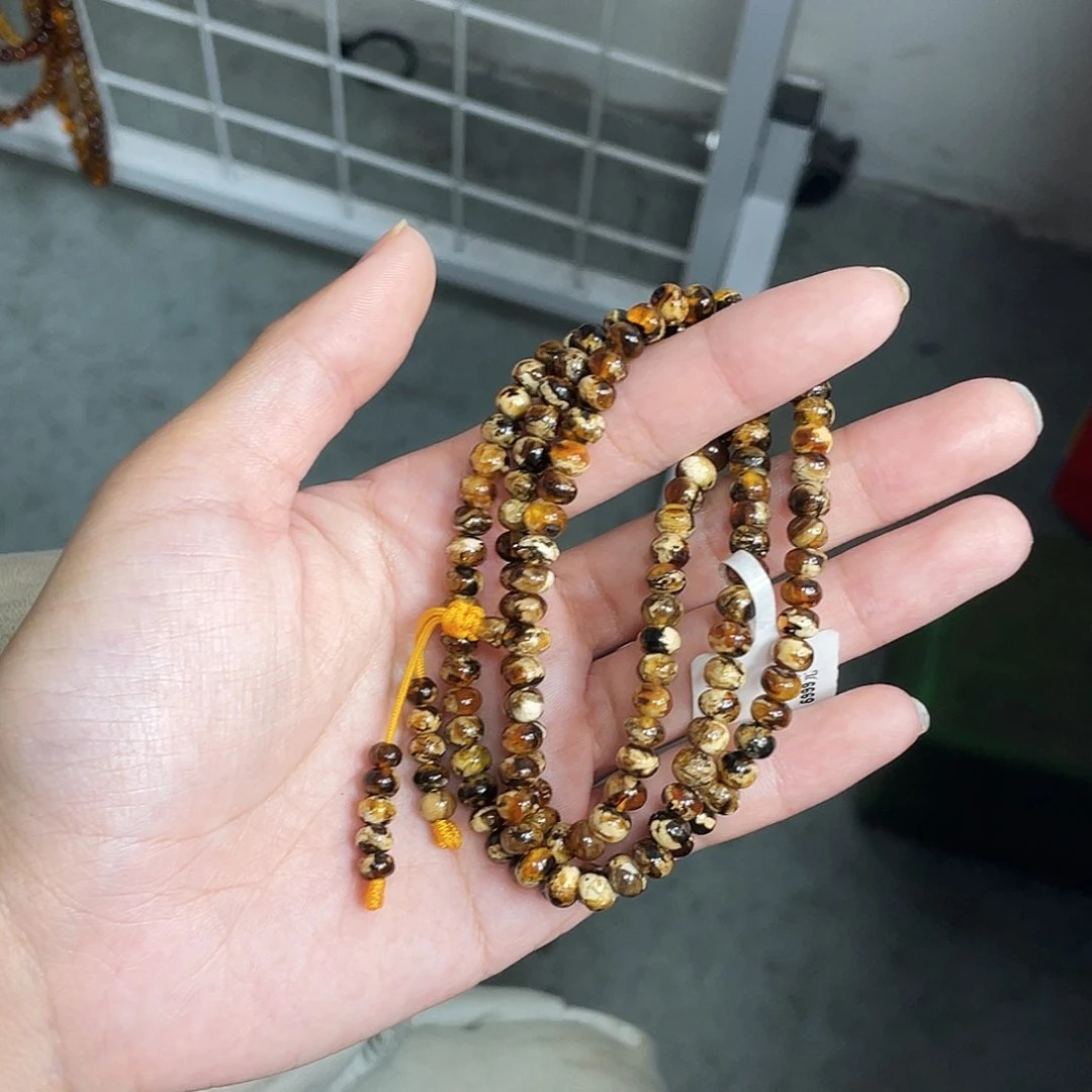 未镶嵌琥珀裸石5花珀108