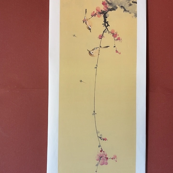 国画听兰老师花鸟