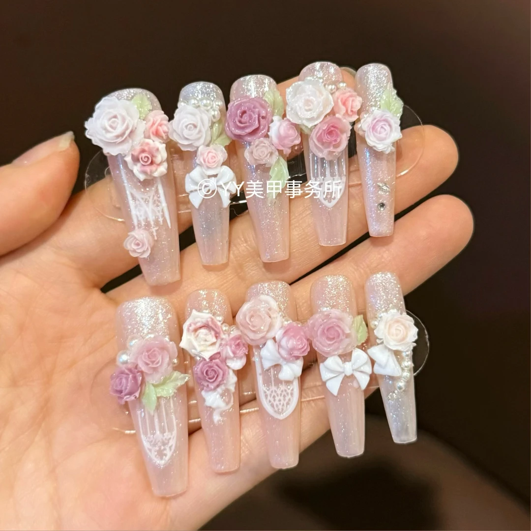 3清影201  下单后联系客服改发货时间手工穿戴甲